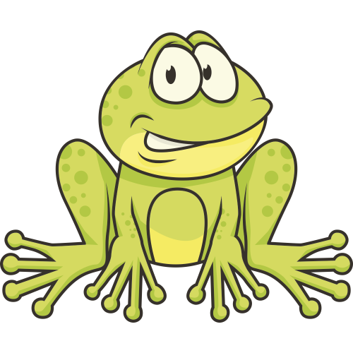 Autocollant Grenouille 2