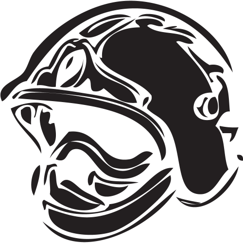 Sticker Casque De Pompier