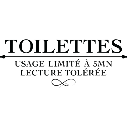 Sticker Toilettes