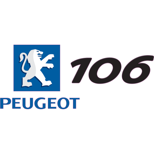 Autocollant Peugeot Logo 106 Droite
