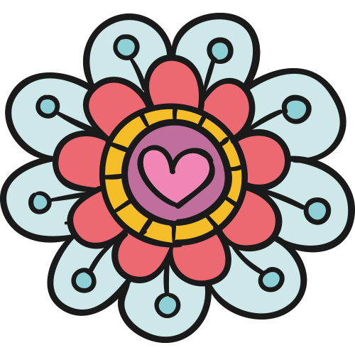 Autocollant Fleurs Simple 5