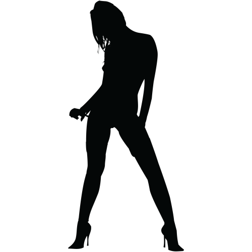Sticker Silhouette Femme Sexy 20