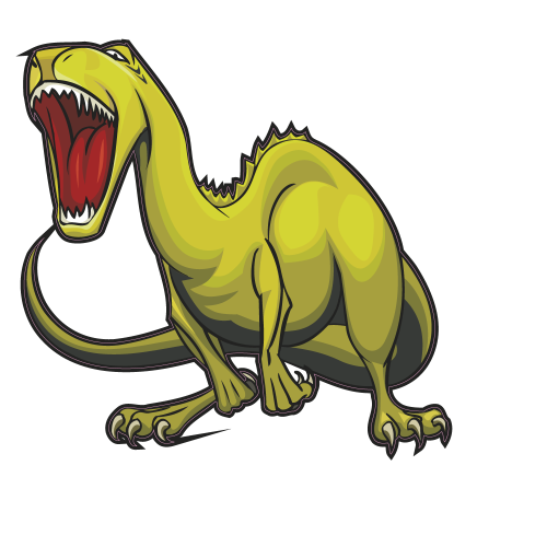 Autocollant Dinosaure