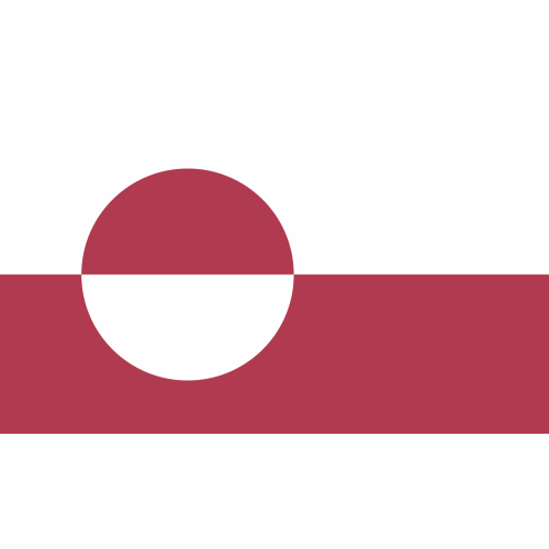 Autocollant Drapeau Groenland