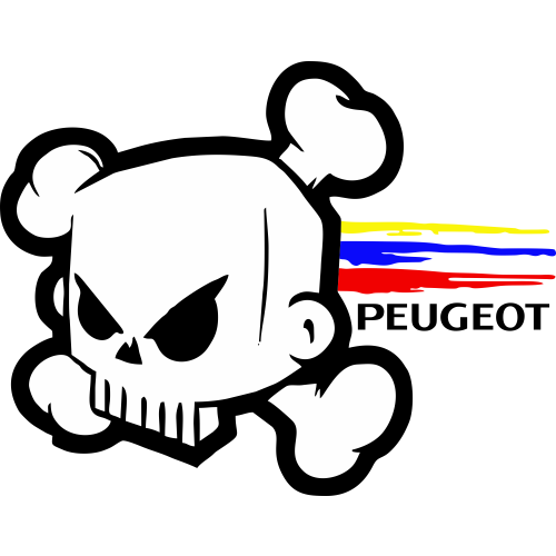 Autocollant Dc Shoes Peugeot