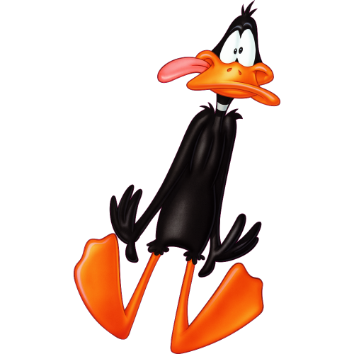 Autocollant Daffy Duck