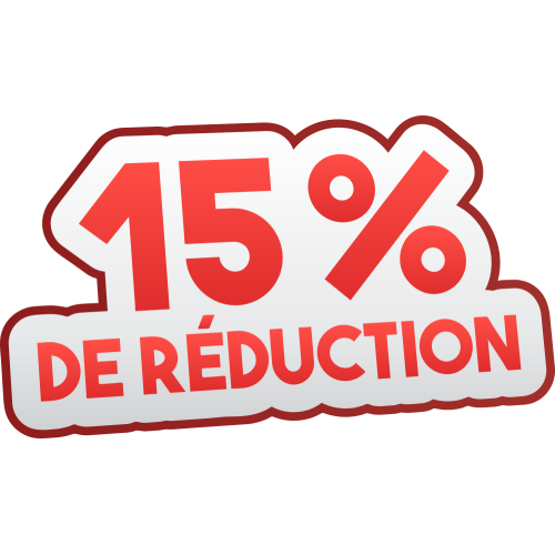 Autocollant Soldes 15% De Réduction