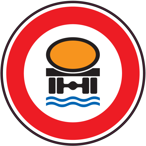 Autocollant Transport Marchandises Polluantes