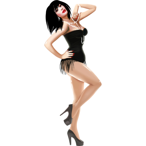 Autocollant Pinup-44