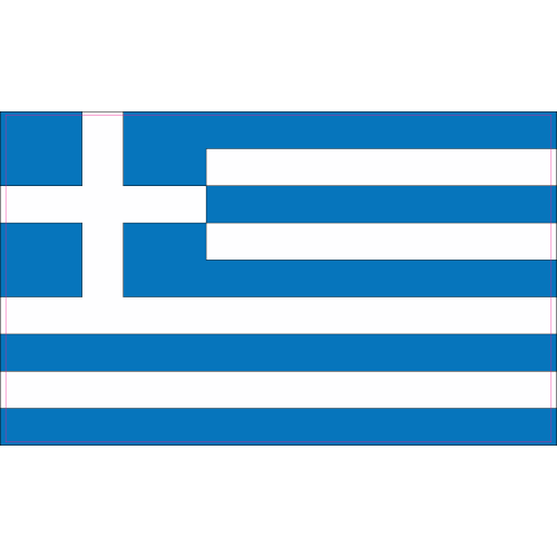 Autocollant Drapeau Grece