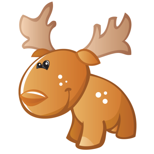 Autocollant Renne 3 Pour Enfants