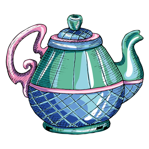 Autocollant Boisson Théière