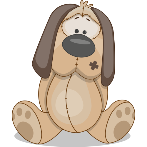 Autocollant Mignon Chien