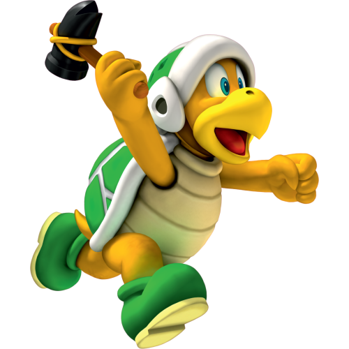 Autocollant Mario Hammer Bro