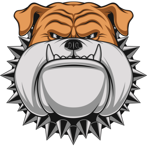 Autocollant  Chien Colère