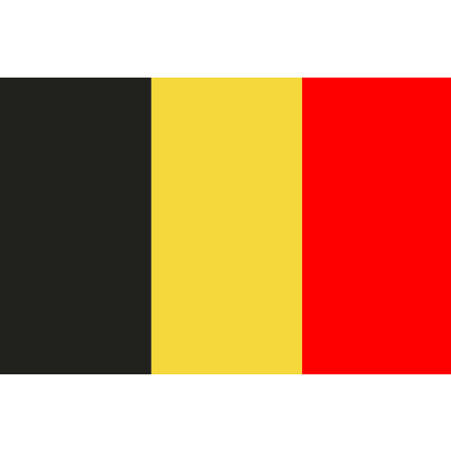 Autocollant Drapeau Belgique