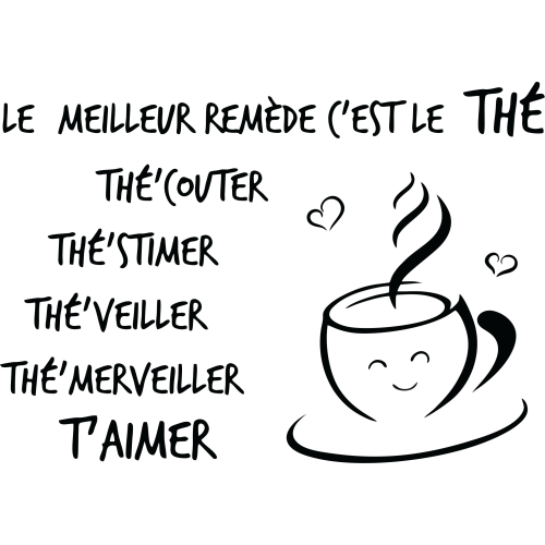 Sticker Le Reme?de Pour Aimer