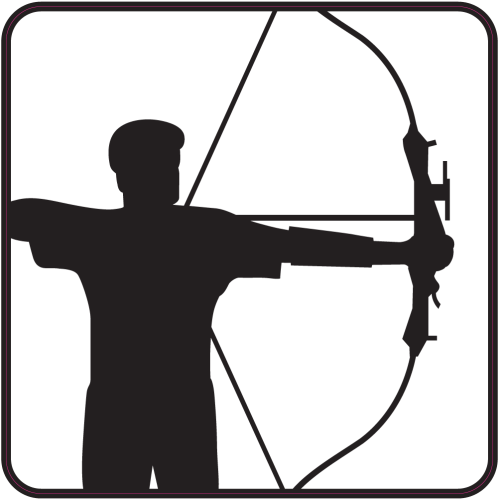 Autocollant Tir à L'arc B