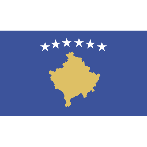 Autocollant Drapeau Kosovo