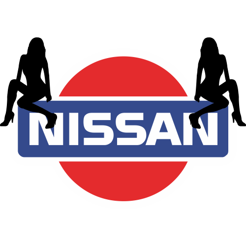 Autocollant Sexy Logo Nissan