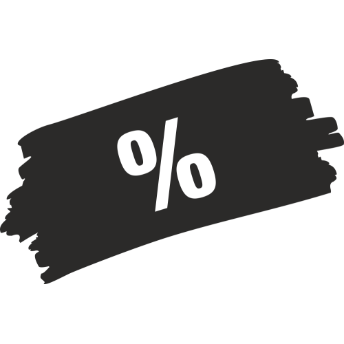 Sticker Soldes Grunge %