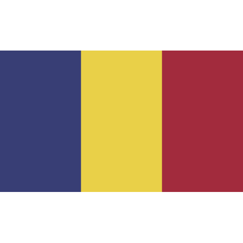 Autocollant Drapeau Chad