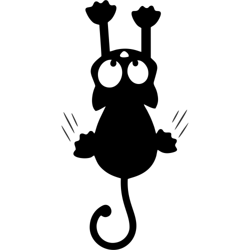 Sticker Petit Chat Aggripe?