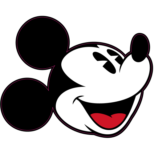 Autocollant Tete Mickey Original