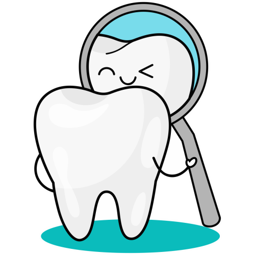 Autocollant Logo Dentiste Dent 3