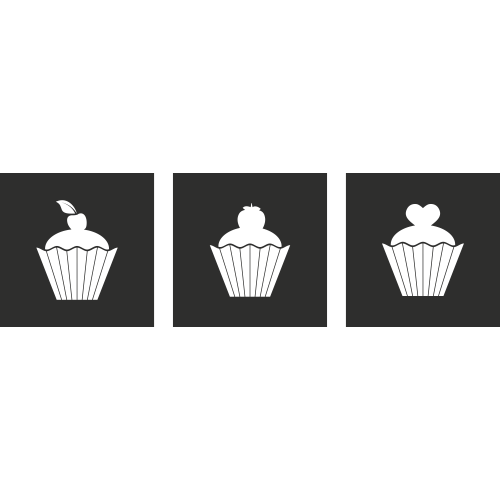 Sticker Cuisine Muffin