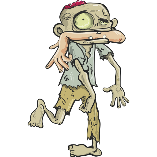 Autocollant Zombie