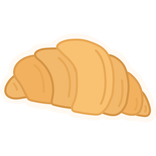 Autocollant Boulangerie Croissant 2 1