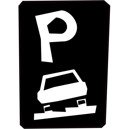 Autocollant Panneau Bomb Parking