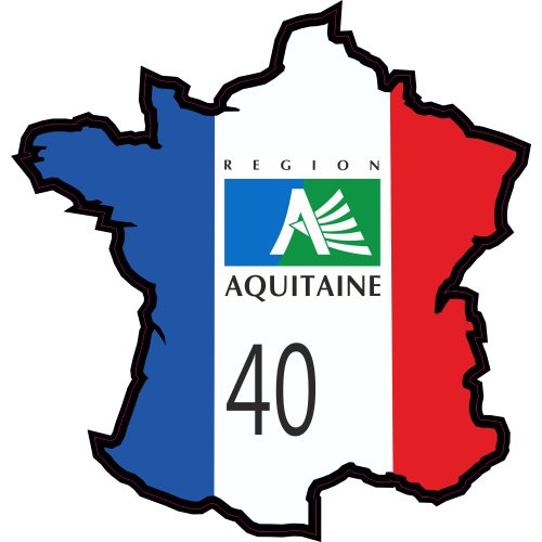 Autocollant Landes ( Aquitaine )