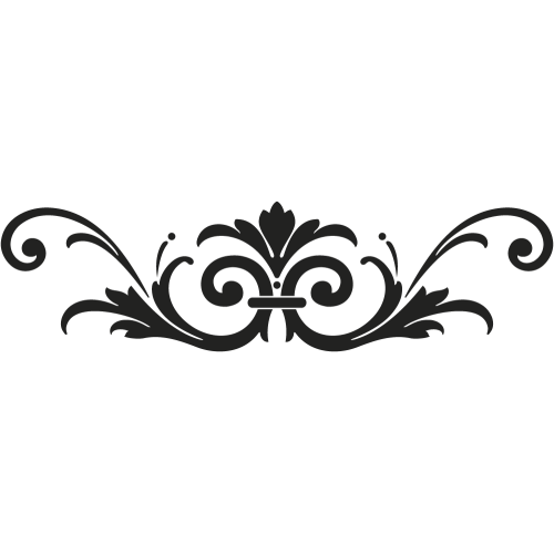 Sticker mural baroque