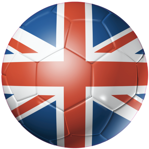Autocollant Ballon Foot Angleterre