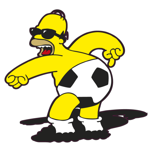 Autocollant Homer Simpson