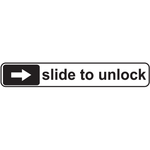 Sticker Jdm Slide To Unlock