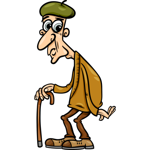 Autocollant Personnes âgées 2