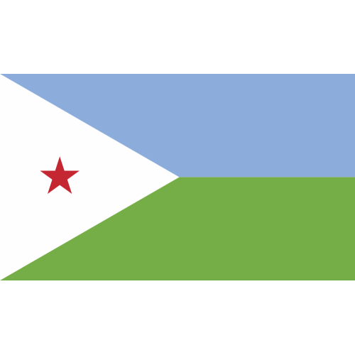 Autocollant Drapeau Djibouti