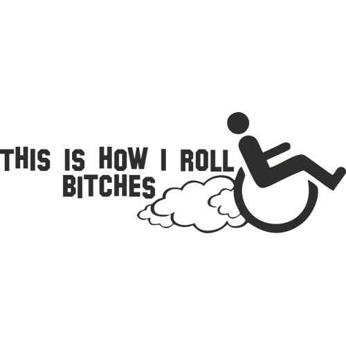 Sticker Handicapé This Is How