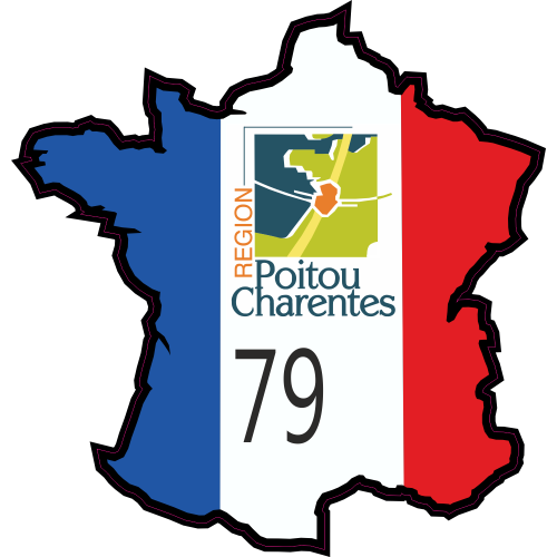 Autocollant Deux Sevres (poitou-charentes)