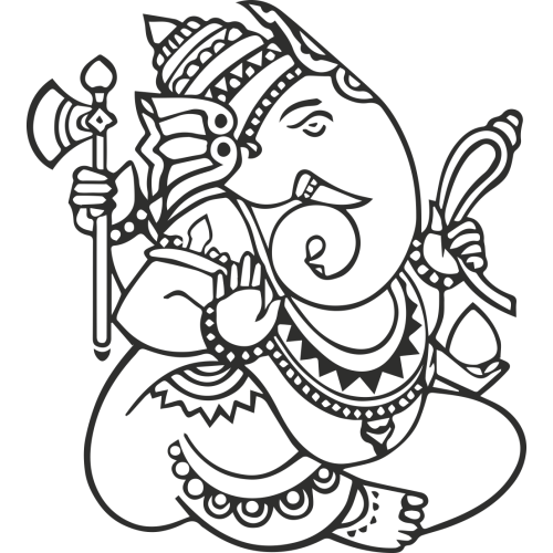 Sticker Symbole Ganesh