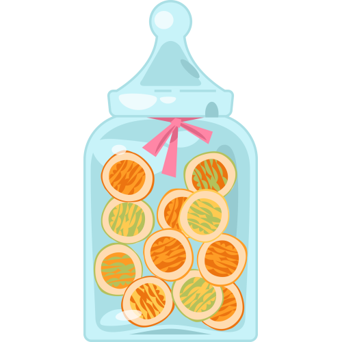 Autocollant Métier Commerçant Confiserie 2