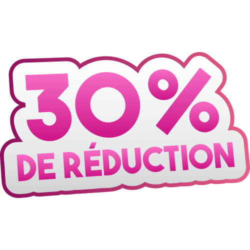 Autocollant Soldes 30% De Réduction