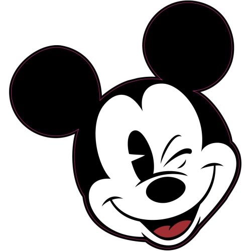 Autocollant Tete Mickey Original