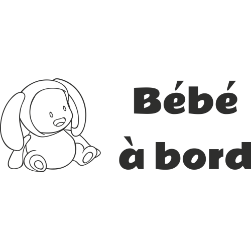 Sticker Bébé à Bord Bébé