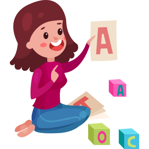 Autocollant Enfants Maîtresse Education