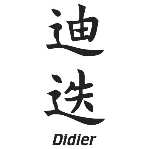 Sticker Prenom Chinois Didier