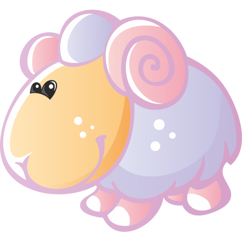 Autocollant Animaux Mouton